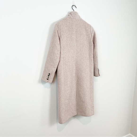 H&M Wool Blend Powder Pink Over Coat Sz 0 - Picture 10 of 14